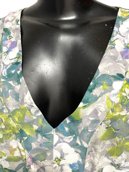 3X Jones & Company Floral Pullover Blouse