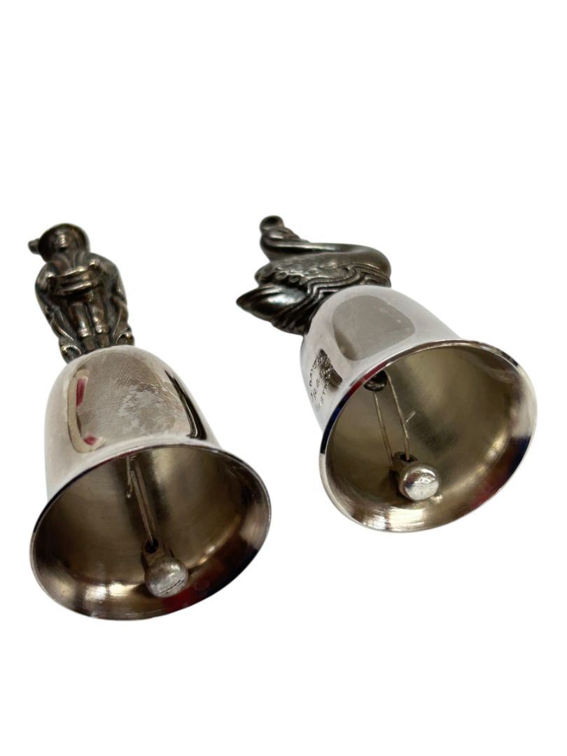 Reed & Barton Twelve Days Bells Silverplate Swan Drummer Vintage