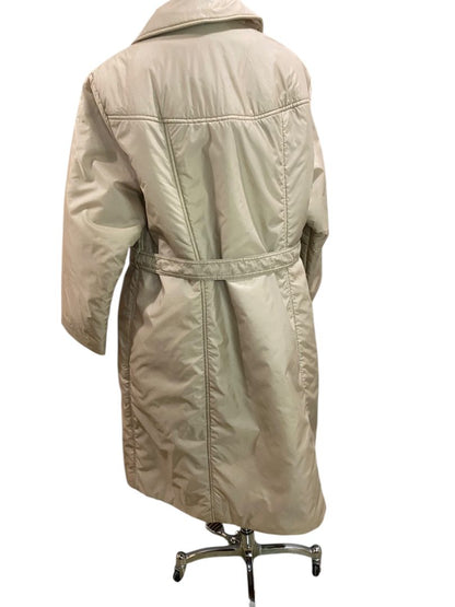 Size 24.5 Bromleigh Womens Vintage Insulated Coat Belted Midi Faux Double Breasted Plus Size