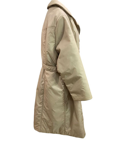 Size 24.5 Bromleigh Womens Vintage Insulated Coat Belted Midi Faux Double Breasted Plus Size