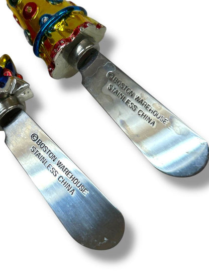 Set of 4 Boston Warehouse Spreaders Party Hat Multicolor Party 5"