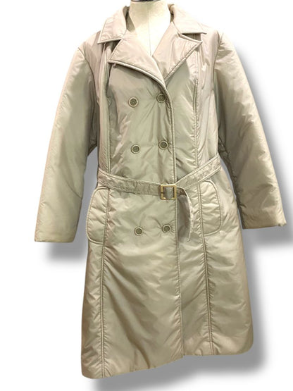 Size 24.5 Bromleigh Womens Vintage Insulated Coat Belted Midi Faux Double Breasted Plus Size