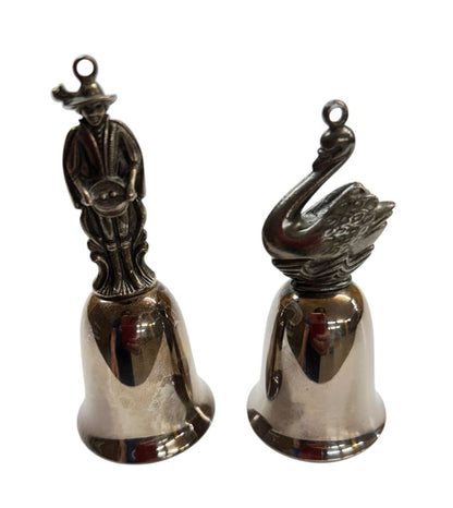 Reed & Barton Twelve Days Bells Silverplate Swan Drummer Vintage