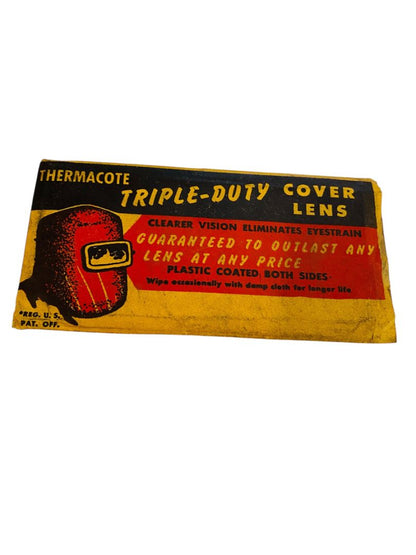 Vintage New Opened Thermacote Triple-Duty Cover Lens Plastic Coated