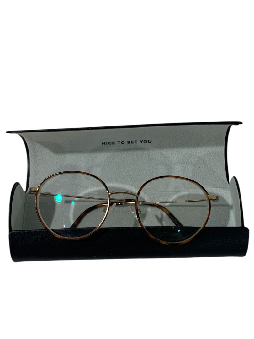 Warby Parker Duncan M 9225 15 18 140 Tortioseshell Eyeglass Frames Hard Case