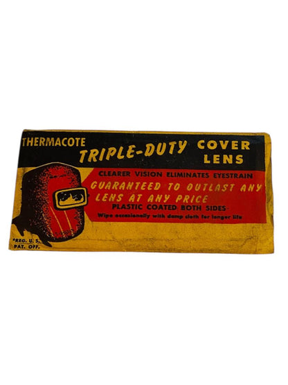 Vintage New Opened Thermacote Triple-Duty Cover Lens Plastic Coated