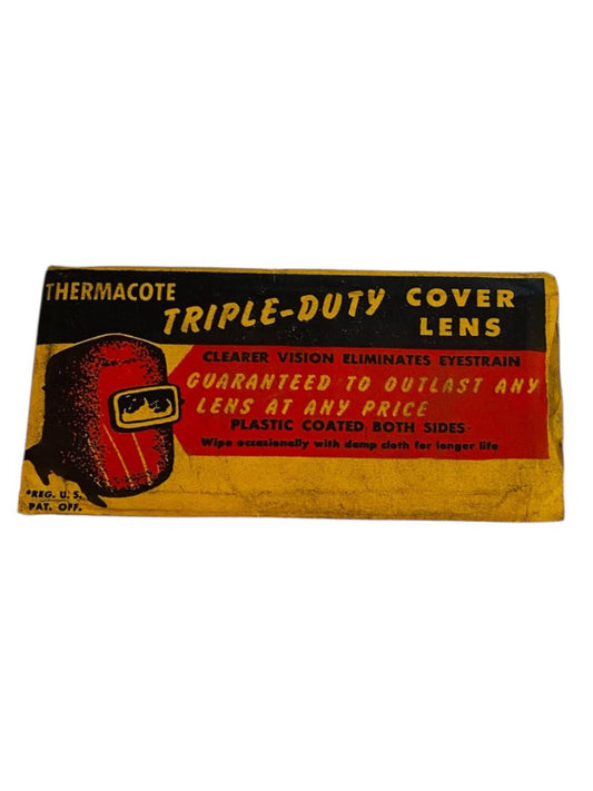 Vintage New Opened Thermacote Triple-Duty Cover Lens Plastic Coated