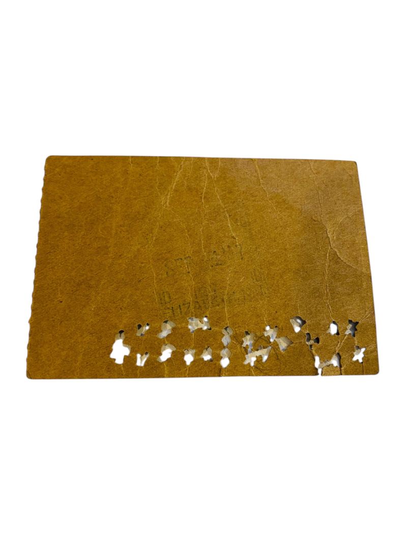 1947 The Pennsylvania Railroad Company Monthly Ticket Elizabeth NJ New York