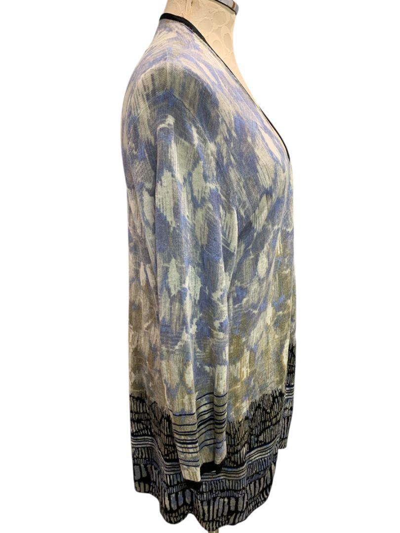 Medium Nic+Zoe Womens Cardigan Sweater Lightweight Tunic Length