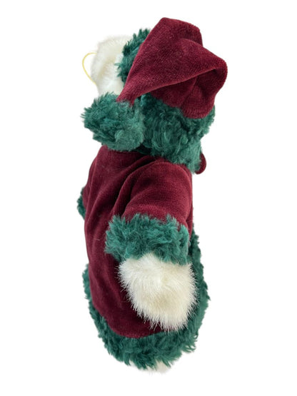 Ty Christmas 2000 Bear Klause Plush 9" Articulated Stuffed Animal