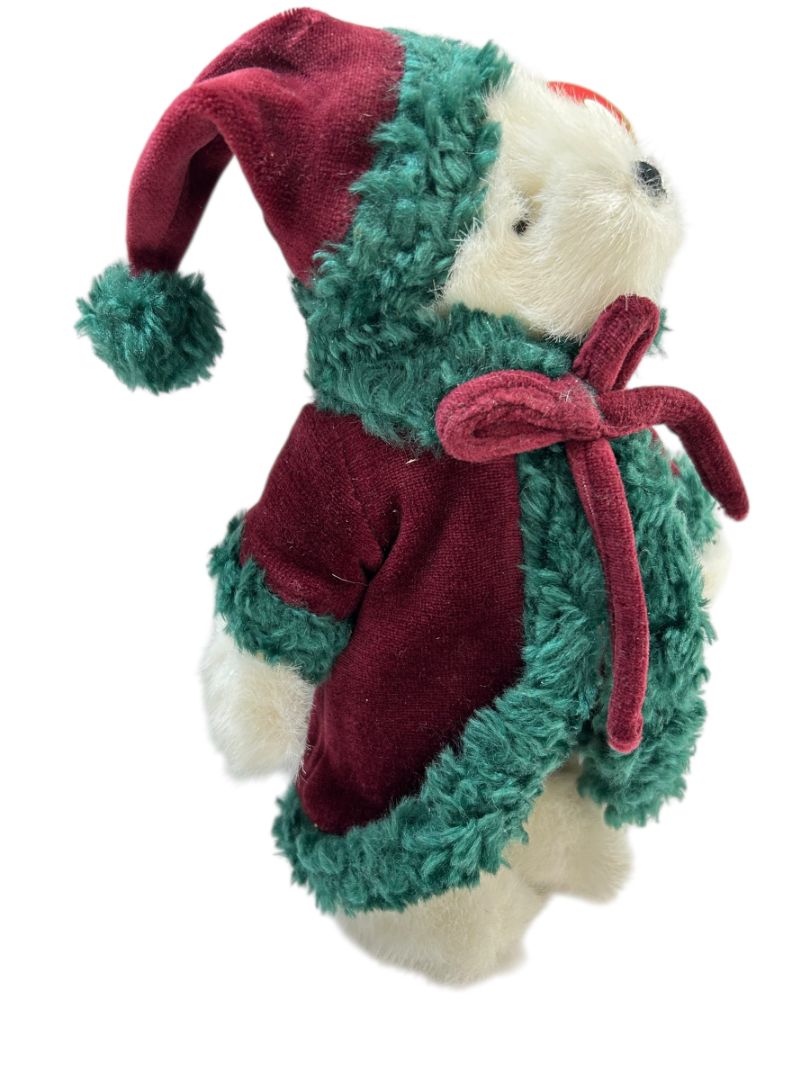 Ty Christmas 2000 Bear Klause Plush 9" Articulated Stuffed Animal