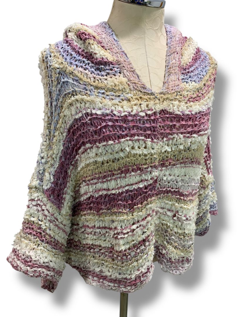 Medium Pilcro Anthropologie Womens Crop Crochet Hoodie Shirt