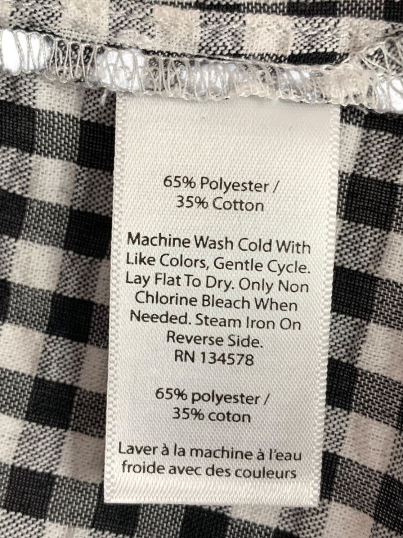 Medium Vineyard Vines Womens Seersucker Gingham Pullover Blouse