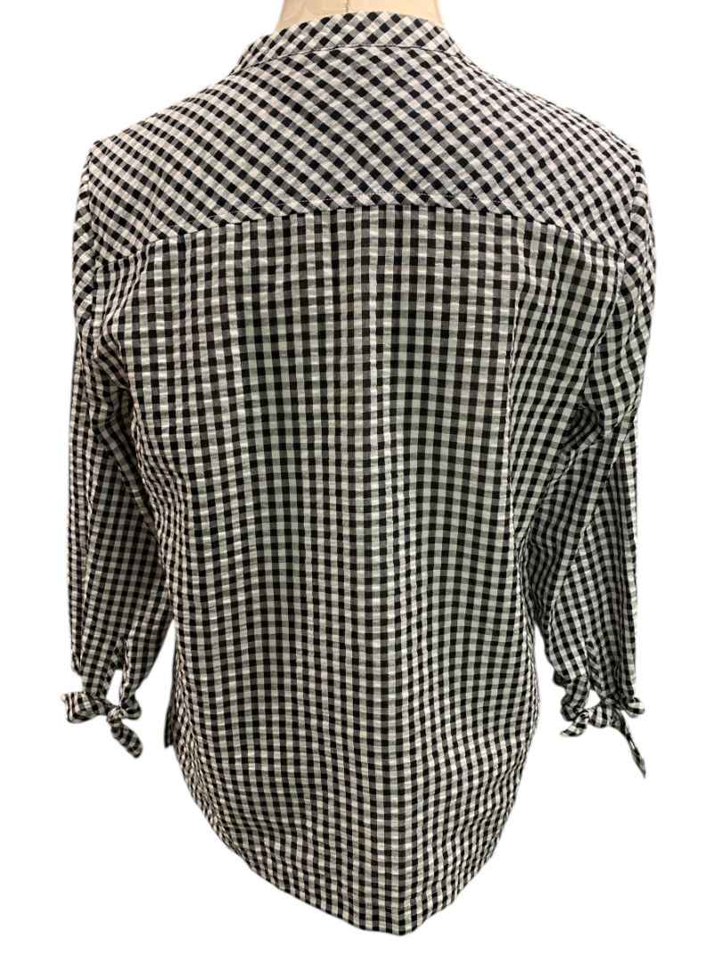 Medium Vineyard Vines Womens Seersucker Gingham Pullover Blouse