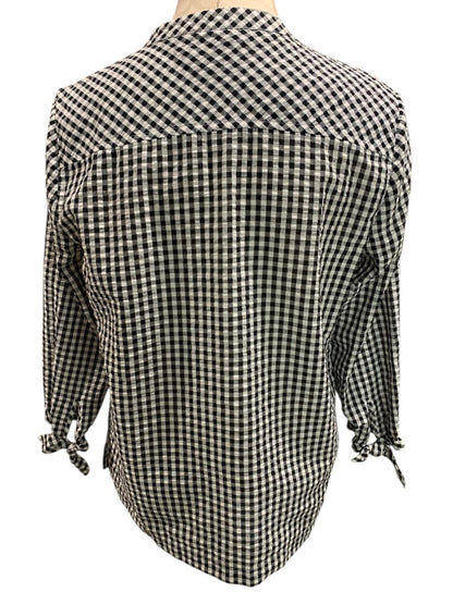 Medium Vineyard Vines Womens Seersucker Gingham Pullover Blouse