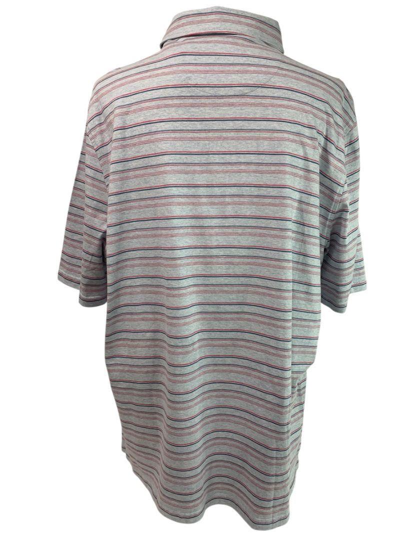 Size XXL Jos A Bank Reserve Mens New Striped Polo Shirt Short Sleeve