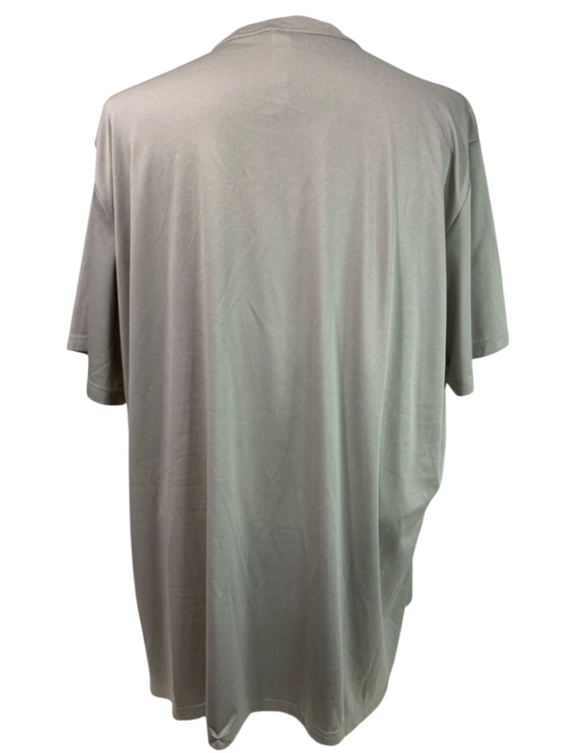 Size 3XL Adidas Mens Climalite Short Sleeve Athletic Tshirt Gray