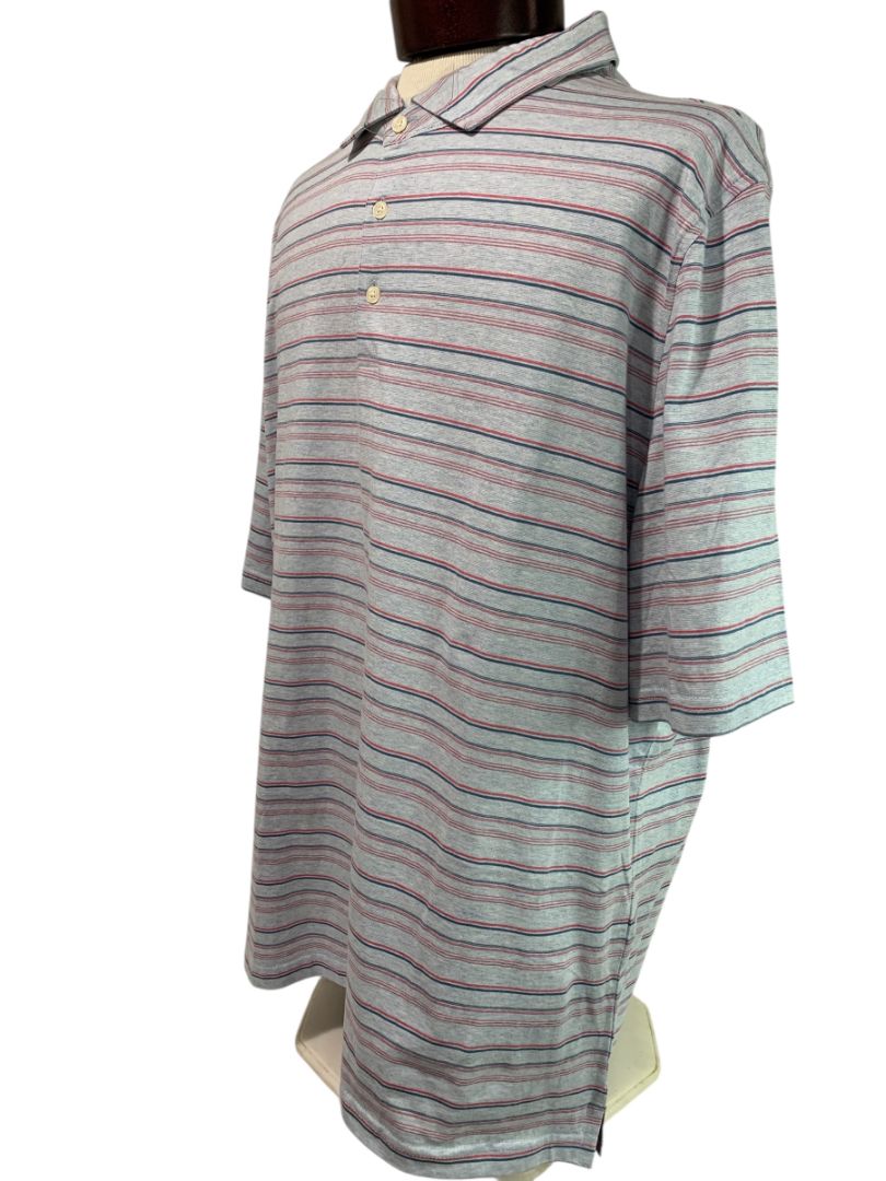 Size XXL Jos A Bank Reserve Mens New Striped Polo Shirt Short Sleeve
