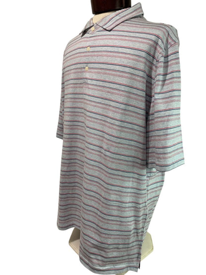 Size XXL Jos A Bank Reserve Mens New Striped Polo Shirt Short Sleeve