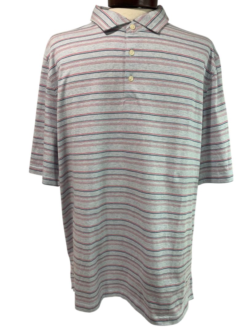 Size XXL Jos A Bank Reserve Mens New Striped Polo Shirt Short Sleeve