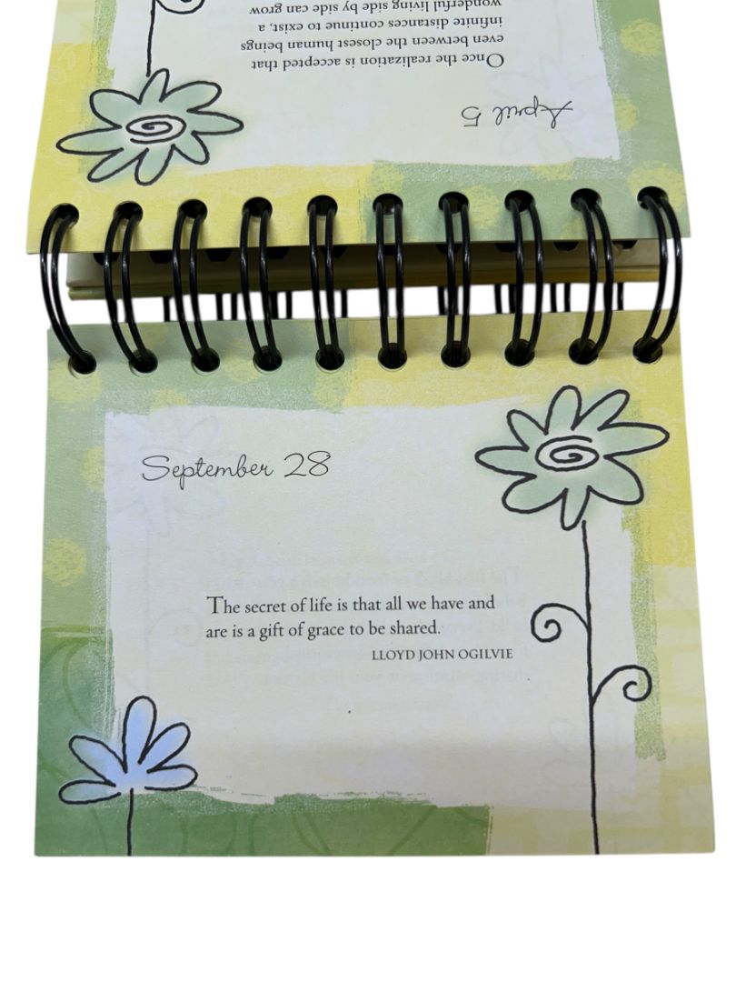 Thank you for Being a Friend Perpetual Desk Calendar Spiral Bound