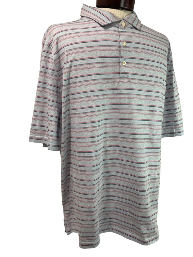 Size XXL Jos A Bank Reserve Mens New Striped Polo Shirt Short Sleeve