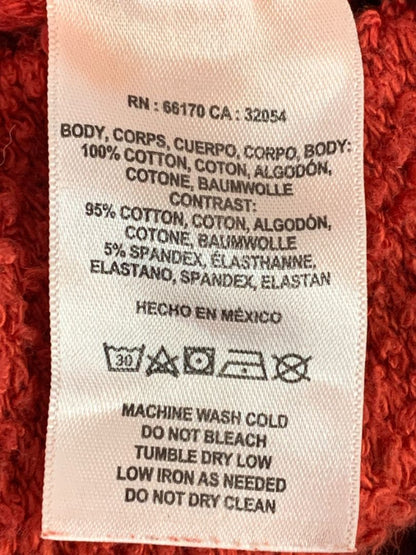 Medium t.la Anthropologie Red V-Neck Sweater Womens