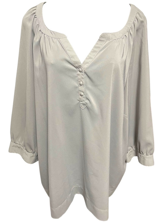 30/32 Avenue Gray Pullover Blouse