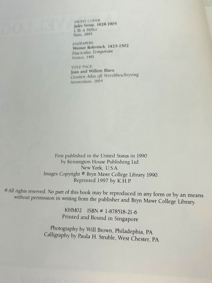 Jules Verne Travel Log Voyages Extraordinaires-Bryn Mawr College Library