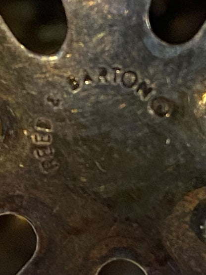 1992 Reed and Barton Silverplate Holly Bell Christmas Ornament 2.7" Diameter