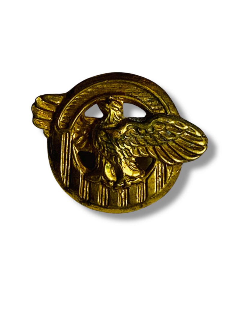 Vintage Military US Pin Eagle Laurel Wreath Small .6" Diameter