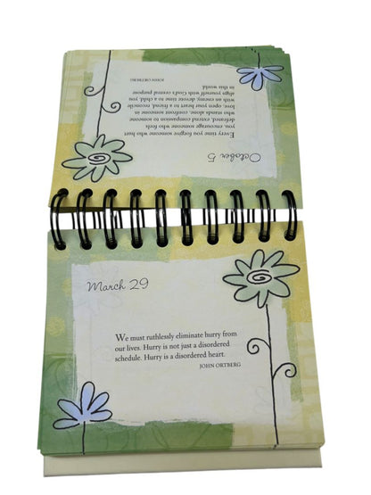 Thank you for Being a Friend Perpetual Desk Calendar Spiral Bound