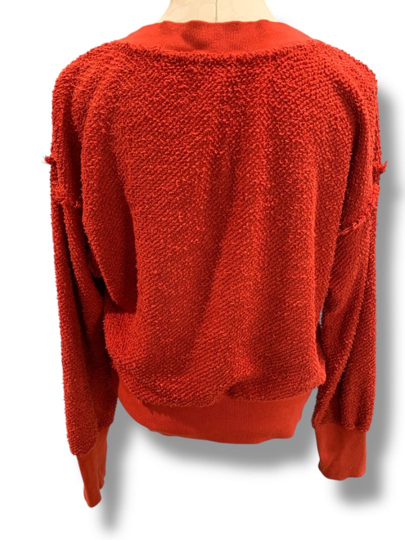 Medium t.la Anthropologie Red V-Neck Sweater Womens
