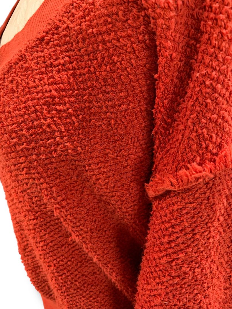 Medium t.la Anthropologie Red V-Neck Sweater Womens