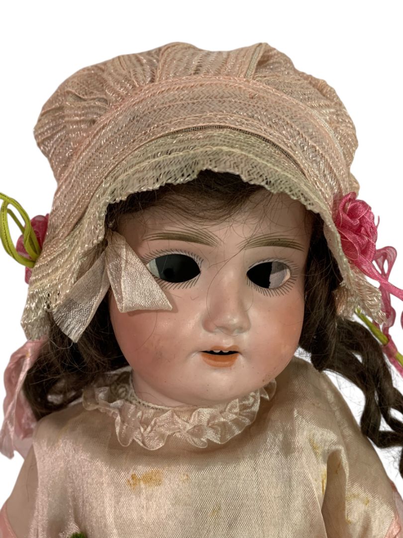 Schoenau and Hoffmeister 1909 Mold Bisque Porcelain Jointed Wood Body 19"
