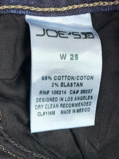 Size 25 Joe's Jeans Womens Bridget Straight Leg Stretch Jeans