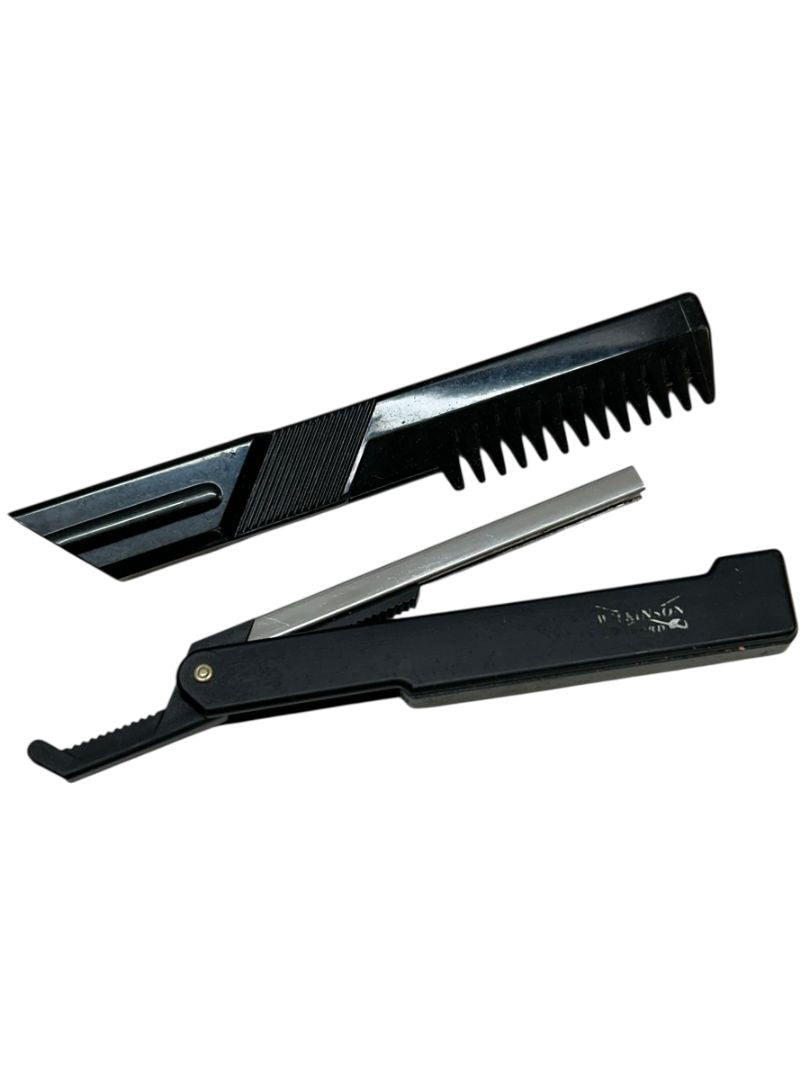 Oster Wilkinson Sword Hairstylist Razor Model 928-66 Salon Barber with Replacement Blades