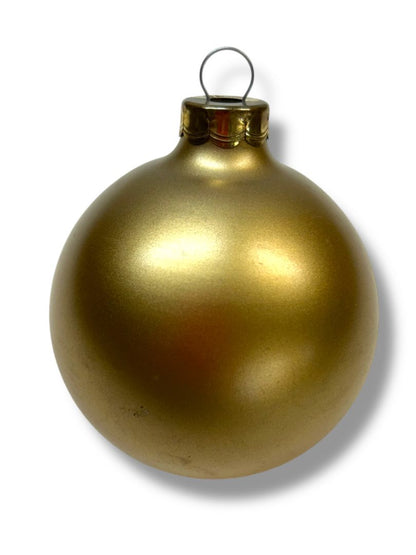 2006 Longwood Gardens Gold Glass Ball Ornament Centennial 2.6" Diameter