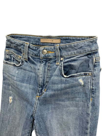 Size 25 Joe's Jeans Womens Distressed Stretch Jeans Raw Hem 28" Inseam