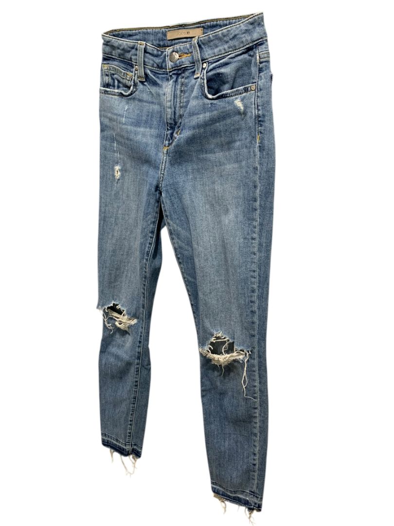 Size 25 Joe's Jeans Womens Distressed Stretch Jeans Raw Hem 28" Inseam