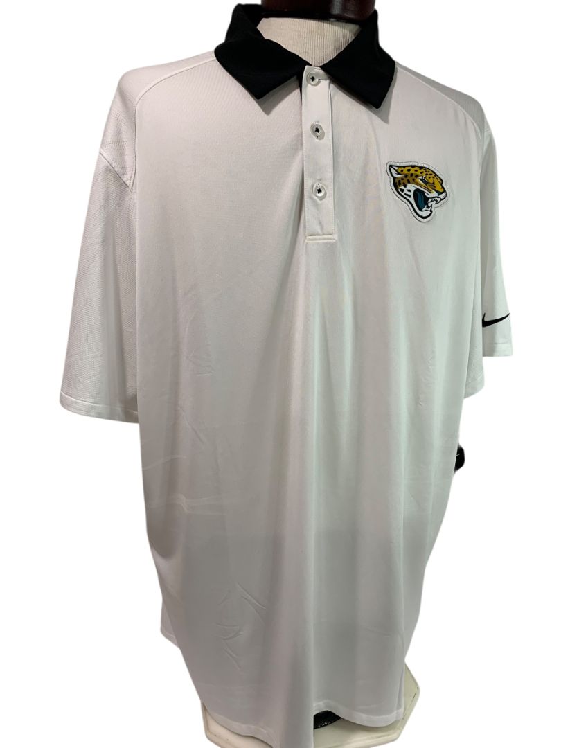 Size XXL Nike Dri-Fit NFL Jacksonville Jaguars New Mens Polo Shirt