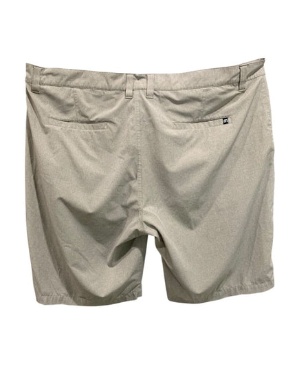 Size 42 Travis Mathew Mens Performance Golf Shorts Tan Brown