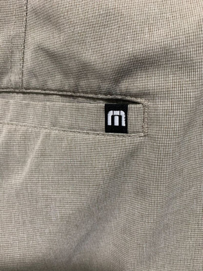 Size 42 Travis Mathew Mens Performance Golf Shorts Tan Brown