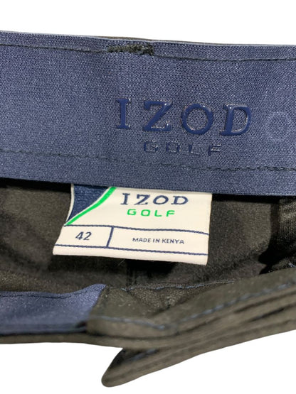 Size 42 Izod Golf SwingFlex Waistband New Mens Shorts Black Straight Fit