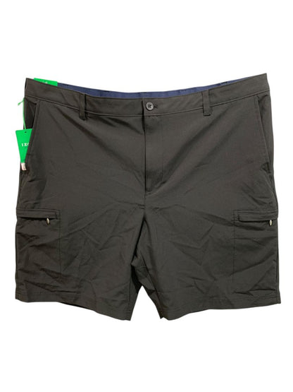 Size 42 Izod Golf SwingFlex Waistband New Mens Shorts Black Straight Fit