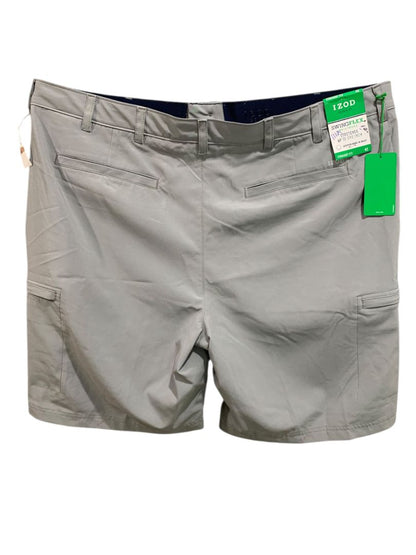 Size 42 Izod Golf SwingFlex Waistband New Mens Shorts Gray Straight Fit