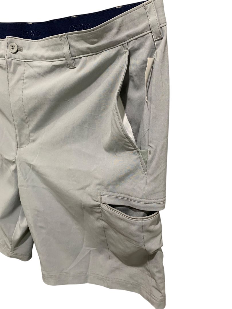 Size 42 Izod Golf SwingFlex Waistband New Mens Shorts Gray Straight Fit