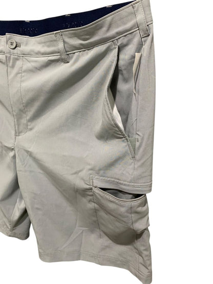 Size 42 Izod Golf SwingFlex Waistband New Mens Shorts Gray Straight Fit
