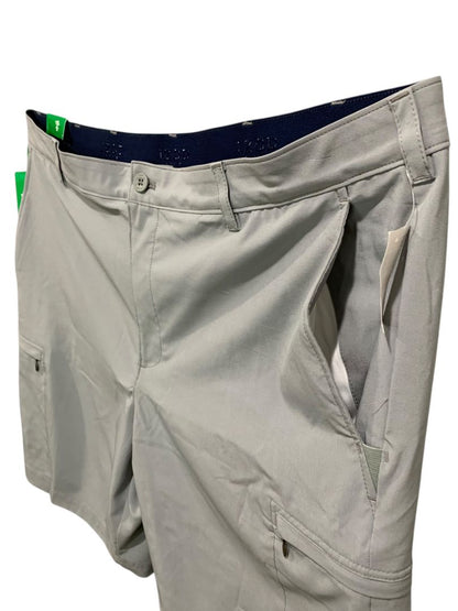 Size 42 Izod Golf SwingFlex Waistband New Mens Shorts Gray Straight Fit