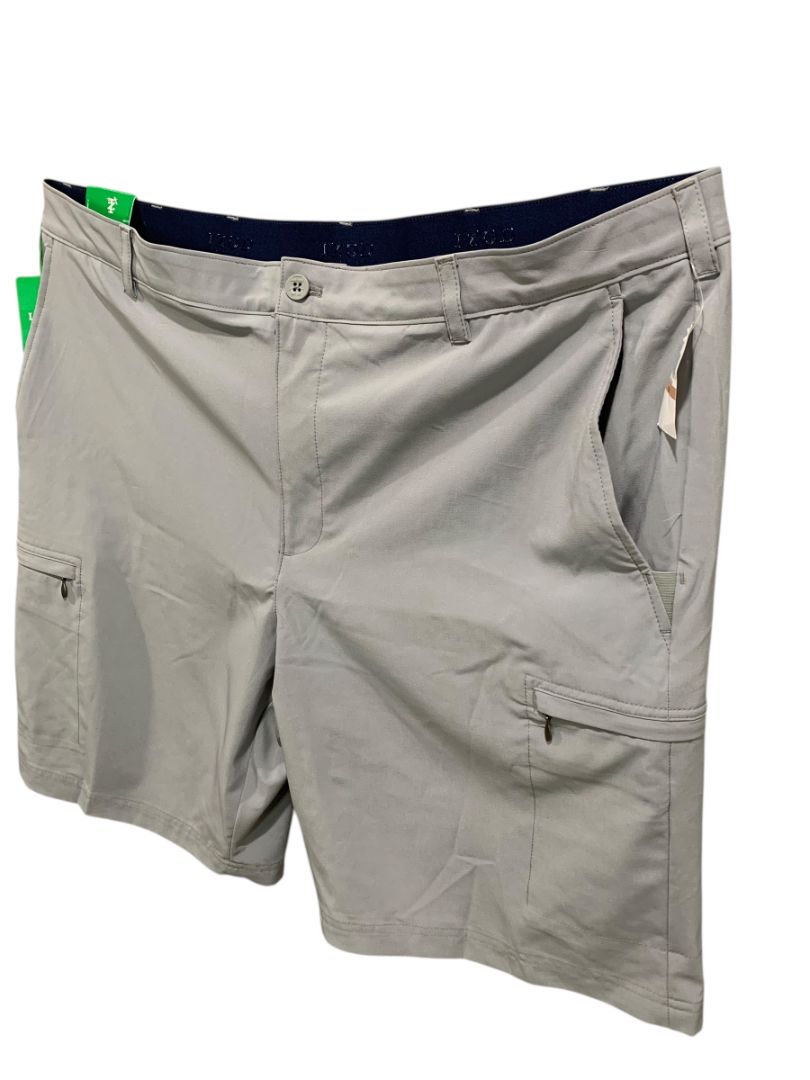 Size 42 Izod Golf SwingFlex Waistband New Mens Shorts Gray Straight Fit